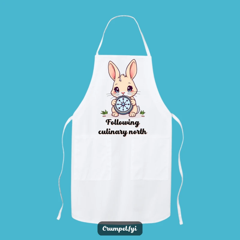 Funny Rabbit Compass Apron: Cook Up Some Fun with This Adventurous Kitchen Essential