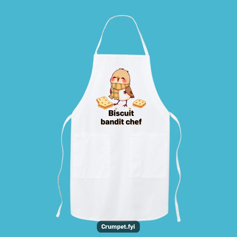 Funny Robin Chef Apron: Biscuit Break, Kitchen Funny Gift!