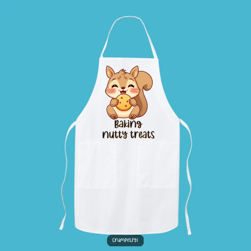 Funny Squirrel Apron - Kitchen Fun with Biscuit Design