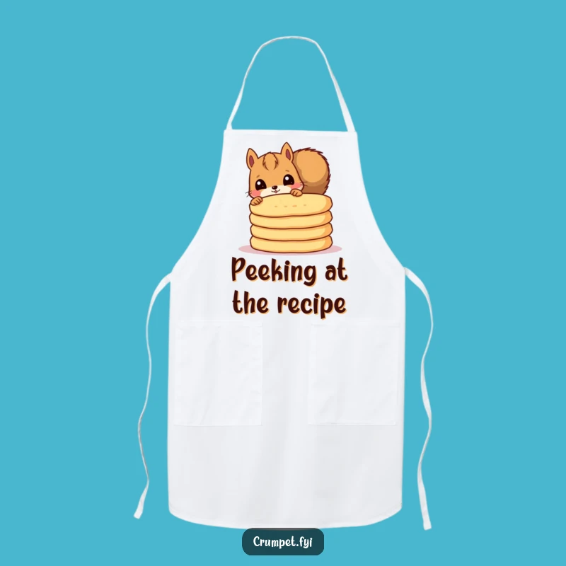 Funny Squirrel Crumpet Apron: Kitchen Fun and a Hilarious Gift