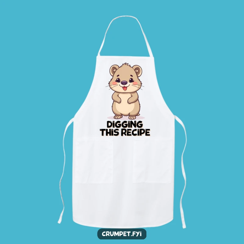 Funny Wombat Apron: Confident Cookware for the Kitchen, Perfect Funny Gift