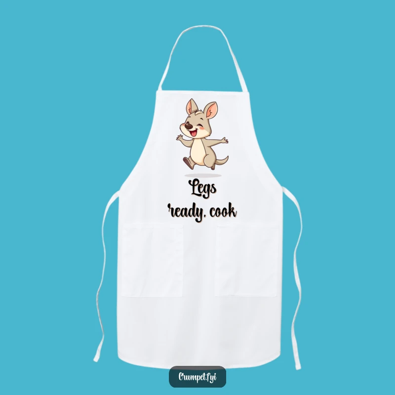 Funny Wallaby Apron: Energetic Kitchen Helper, Perfect Humorous Animal Gift