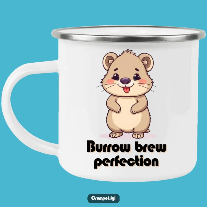 Funny Wombat Camping Mug: Durable & Confident Outdoor Drinkware, Perfect Gift