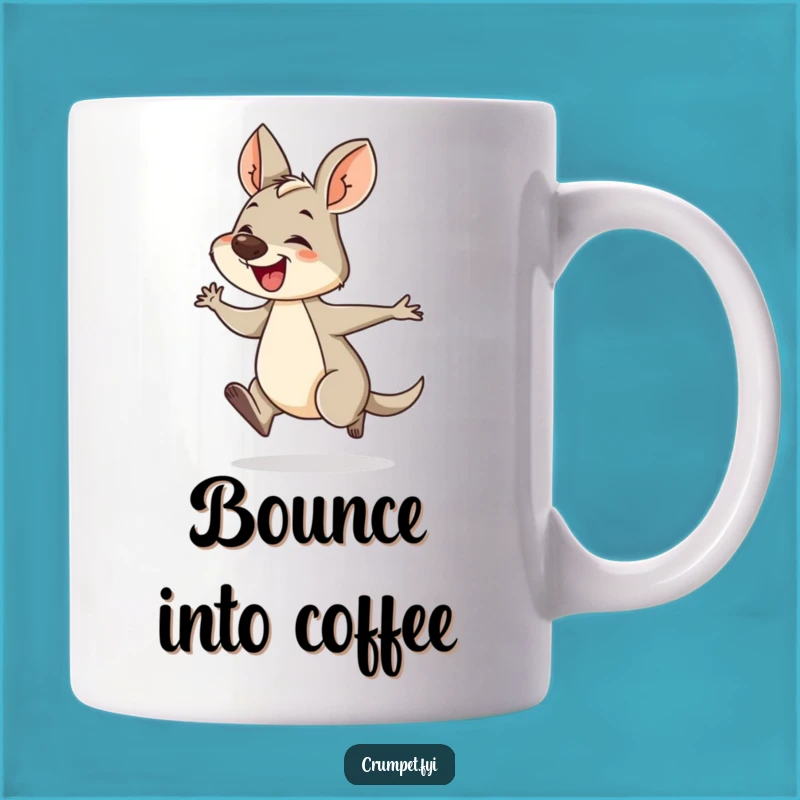 Funny Wallaby Mug: Energetic Hopper Gift, Perfect Humorous Animal Lover Present