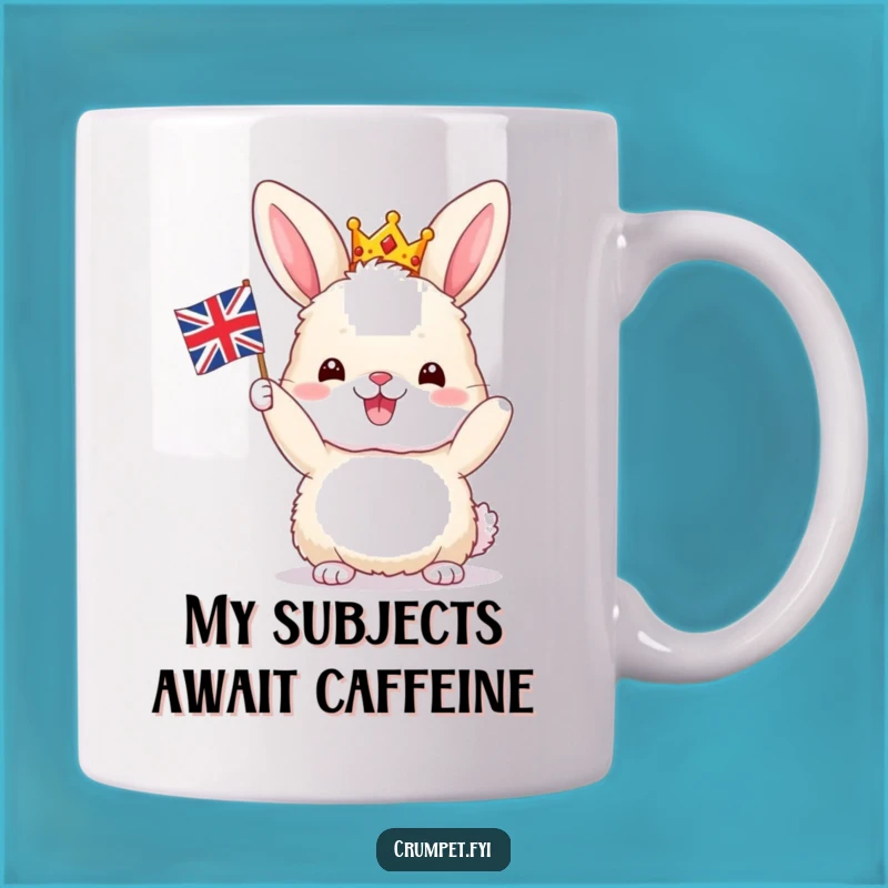 Funny Fluffy Bunny Crown Royal Mug: A Hilarious Gift for UK Fans