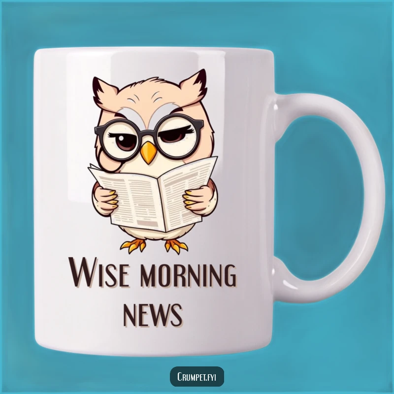 Funny Owl Monocle Mug: Sophisticated Humor and a Perfect Gift