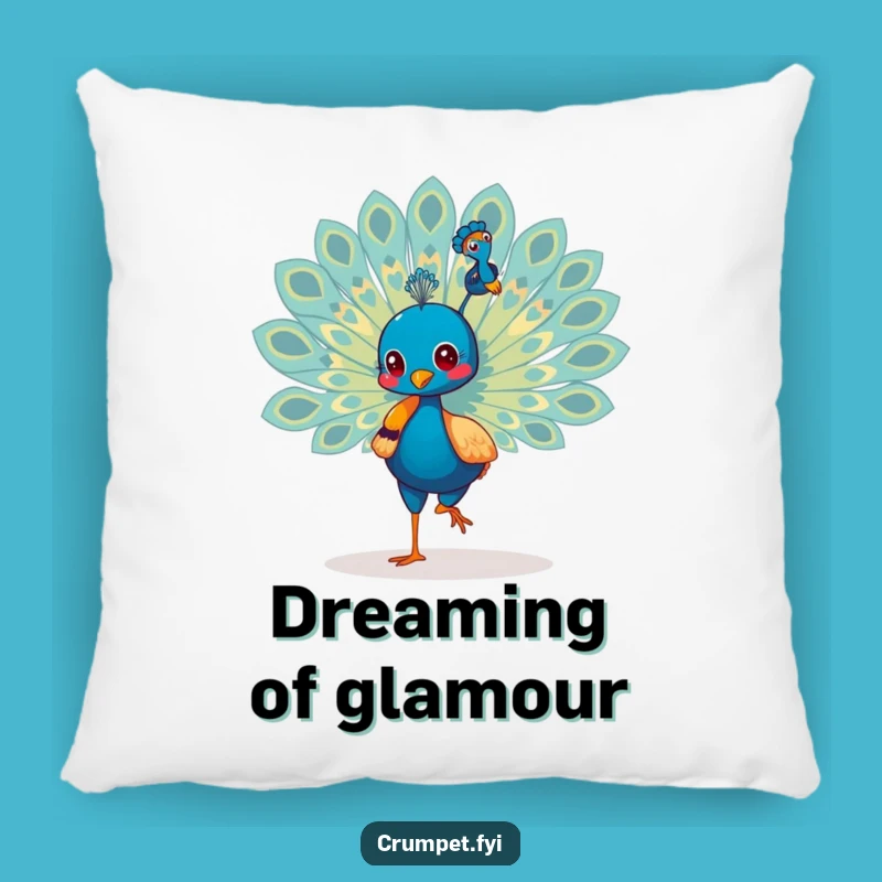 Funny Peacock Strutting Pillow: Add Luxurious Comfort and Fabulous Flair to Your Home