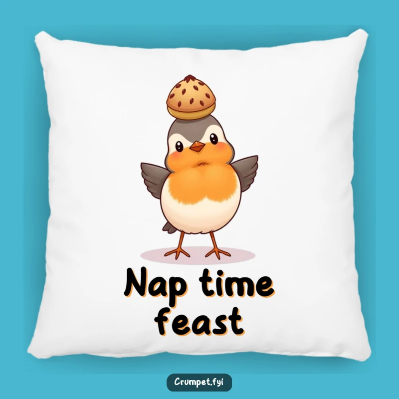 Funny Robin Scone Pillow: Cozy British Accent, Sweet Funny Gift