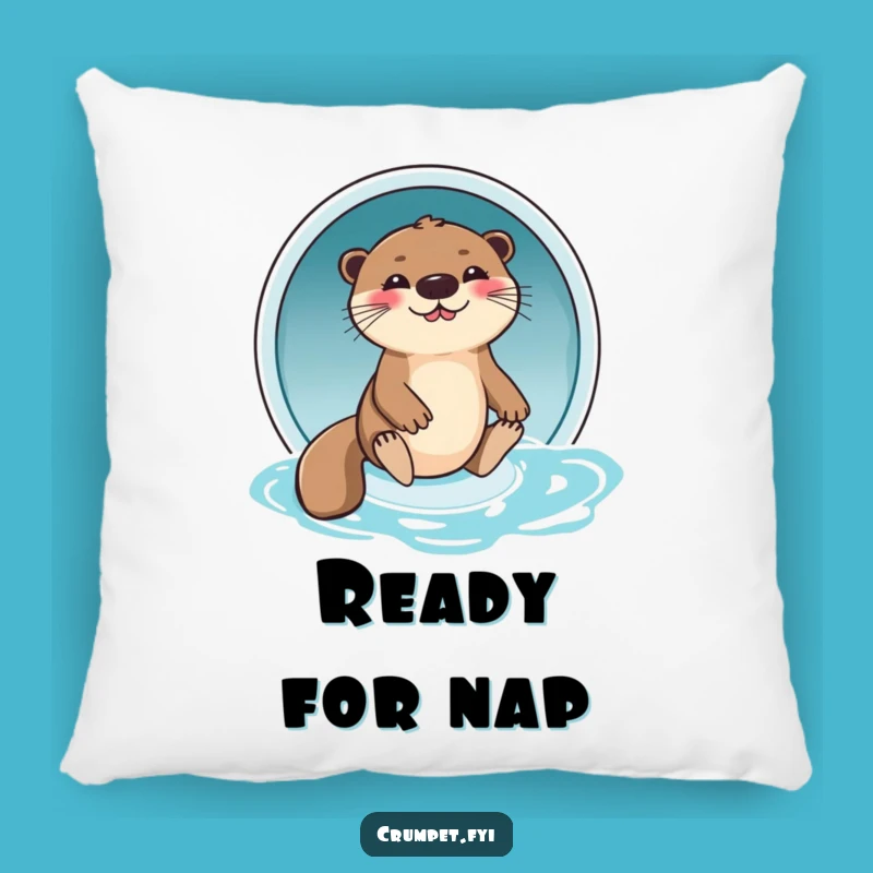 Funny Giggling Otter Pillow: Add Comfort and Playful Joyful Vibes to Your Cozy Space