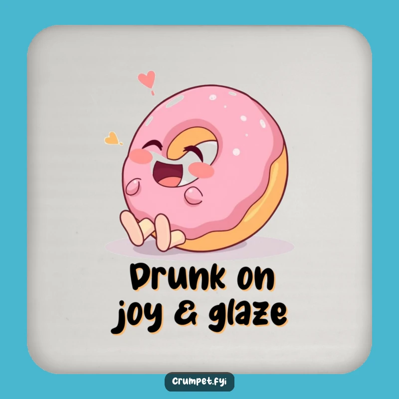 Funny Giggling Donut Coaster: Protect Surfaces with This Hilarious Pastry