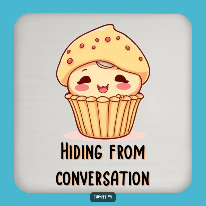 Funny Muffin Coaster: Protect Surfaces with This Playful Pastry Pal