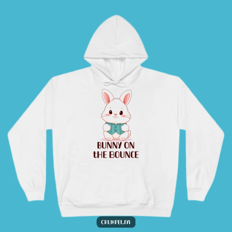 Cozy Funny Fluffy Bunny Waistcoat Hopper Hoodie: Warmth Meets Whimsy