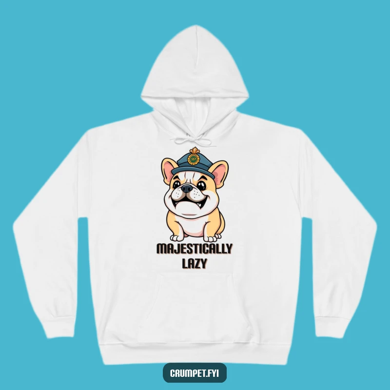 Funny Bulldog Ceremony Hoodie: Cozy Confidence, Regal Style, Great Funny Gift!