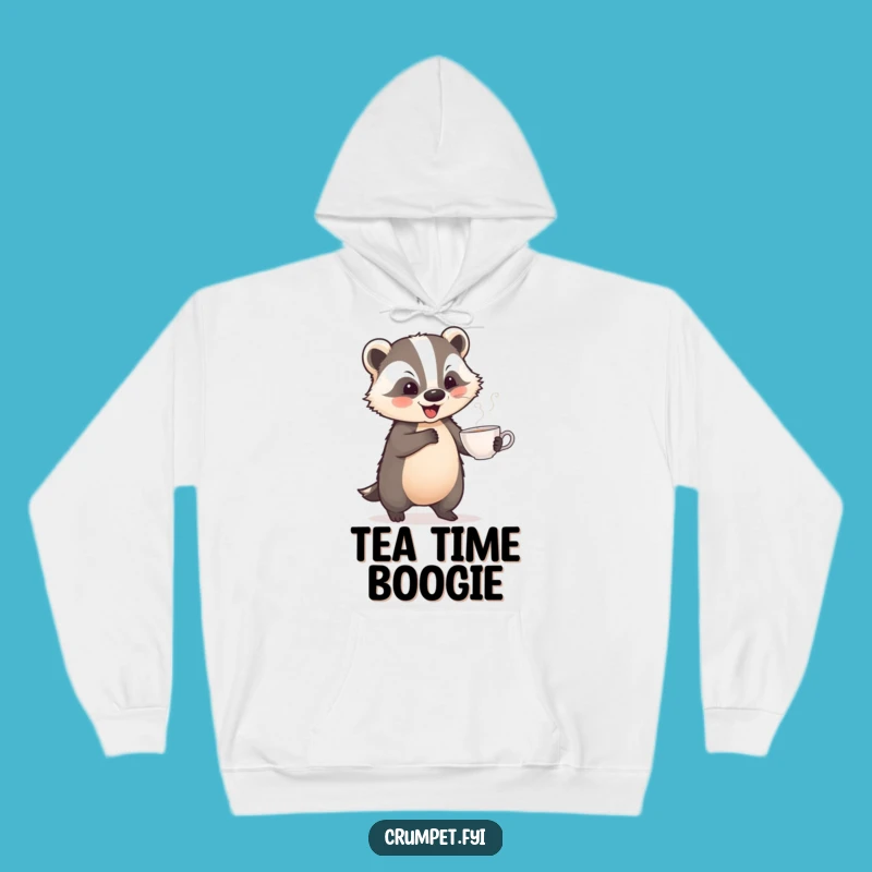 Funny Playful Badger Dance Hoodie: Cozy Comfort Meets Whimsical Humor, Ideal Gift