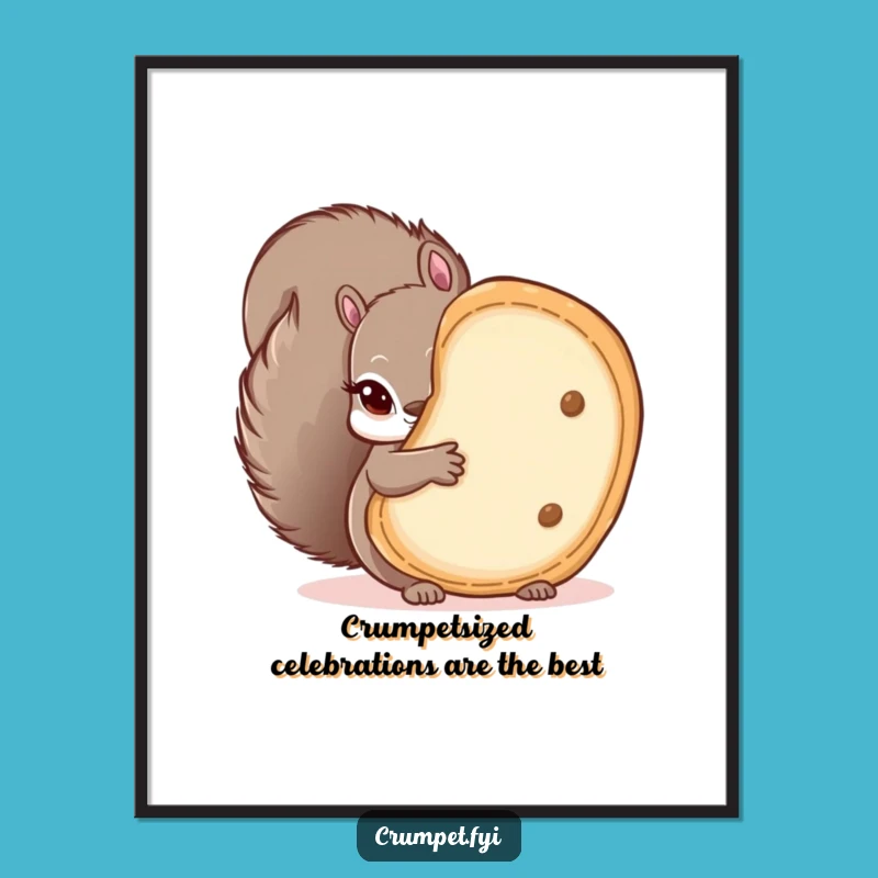 Free Printable Wall Art: Sneaky Squirrel, Whimsical Downloadable Decor