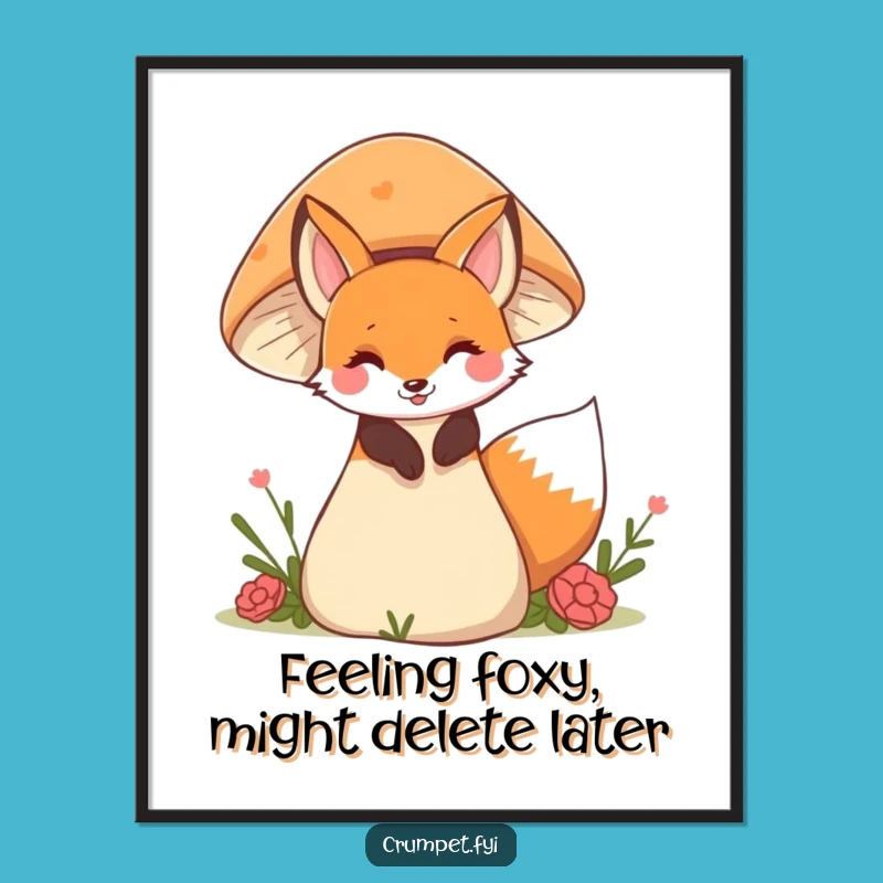 Funny Free Printable Fox Wall Art: Woodland Peek Downloadable Art for Enchanted Decor