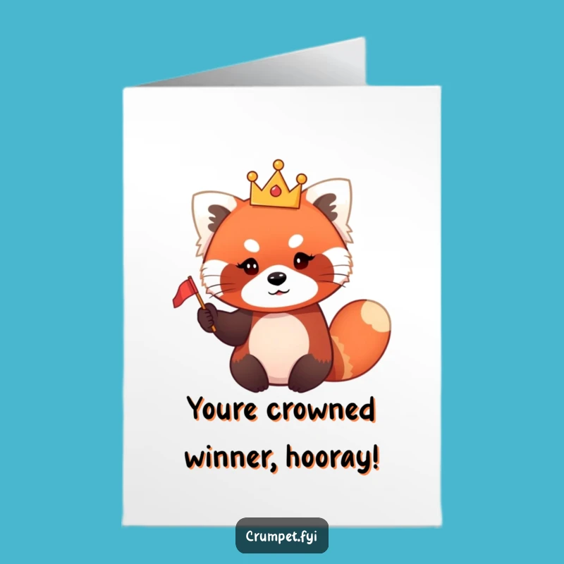 Free Printable Congrats Card: Panda Monarch for a Cheerful, Funny Downloadable Gift