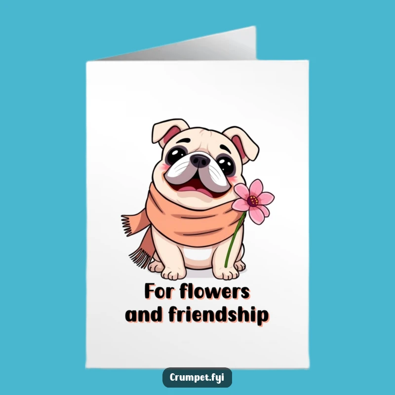 Free Printable Bulldog Thank You Card - Adorable Downloadable Gift for Appreciation