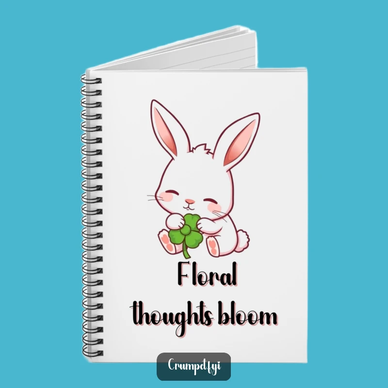 Funny Garden Rabbit Flower Notebook - Hilarious Journal for Nature Notes