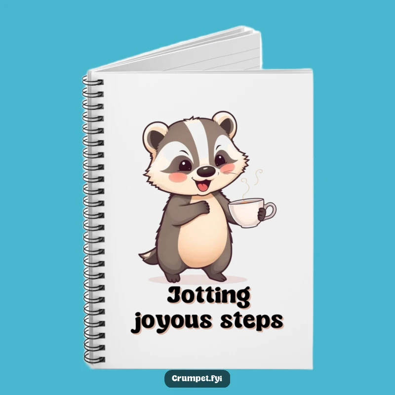 Funny Playful Badger Dance Notebook: Jot Down Ideas with Whimsical Humor, Perfect Gift