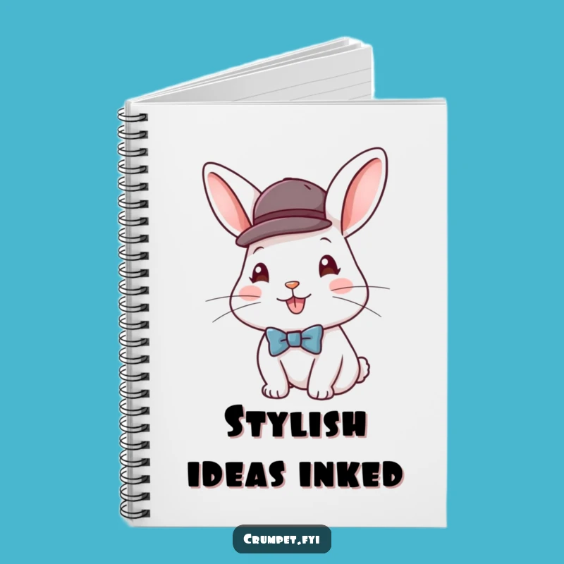 Funny Rabbit Gentleman Notebook, Dapper Notes for Elegant Ideas