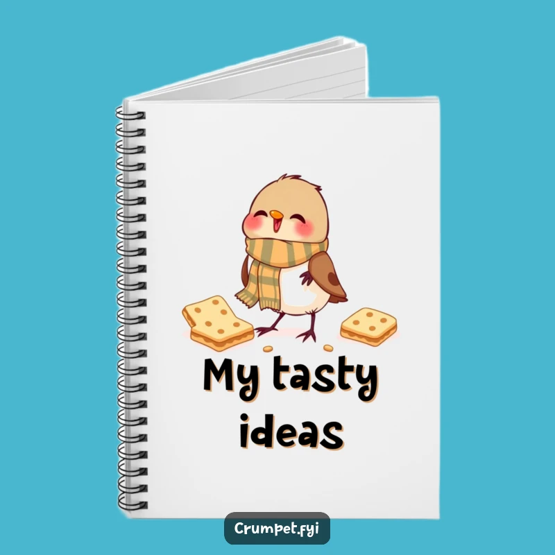 Funny Robin Notebook: Biscuit Break Notes, Perfect Funny Gift!