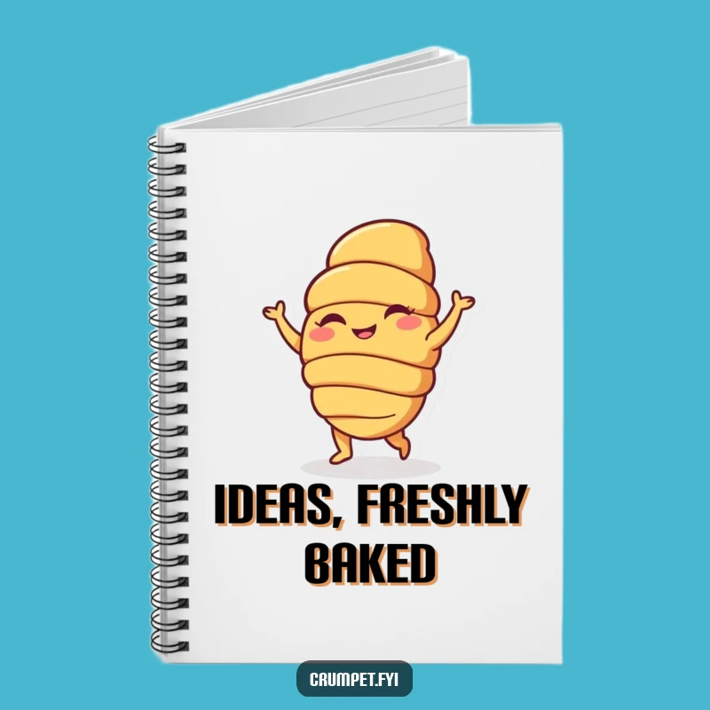 Funny Croissant Dance Notebook: Jot Down Delicious Ideas