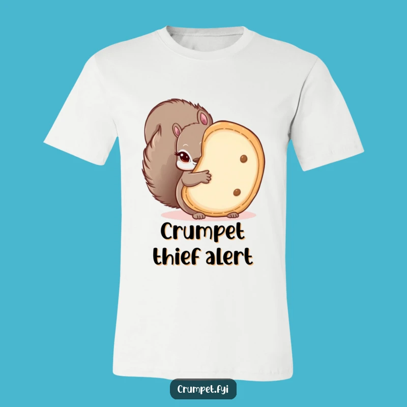 Funny Squirrel Peeking T-Shirt, Cheeky Style for Everyday Fun