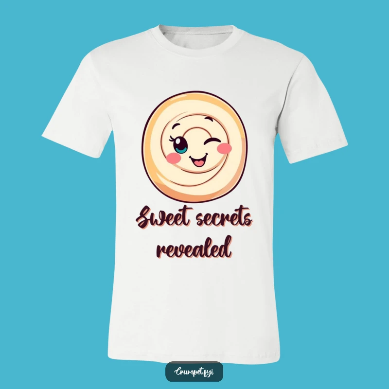 Funny Cinnamon Roll Wink T-Shirt: Wear Your Sweet, Playful Personality Loud and Proud