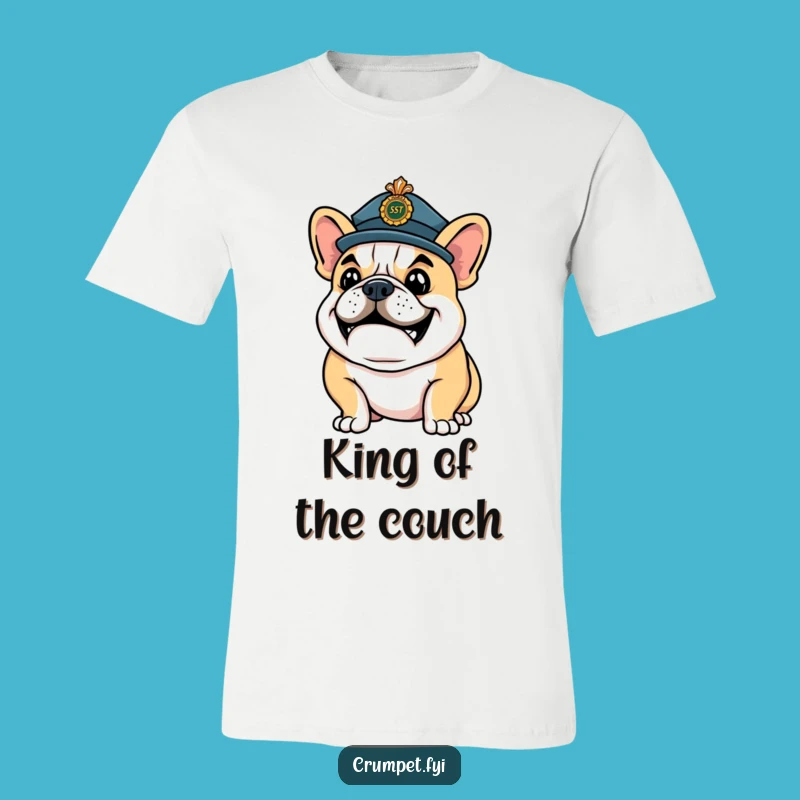 Funny Bulldog Ceremony T-Shirt: Happy Confidence, Regal Style, Ideal Funny Gift!