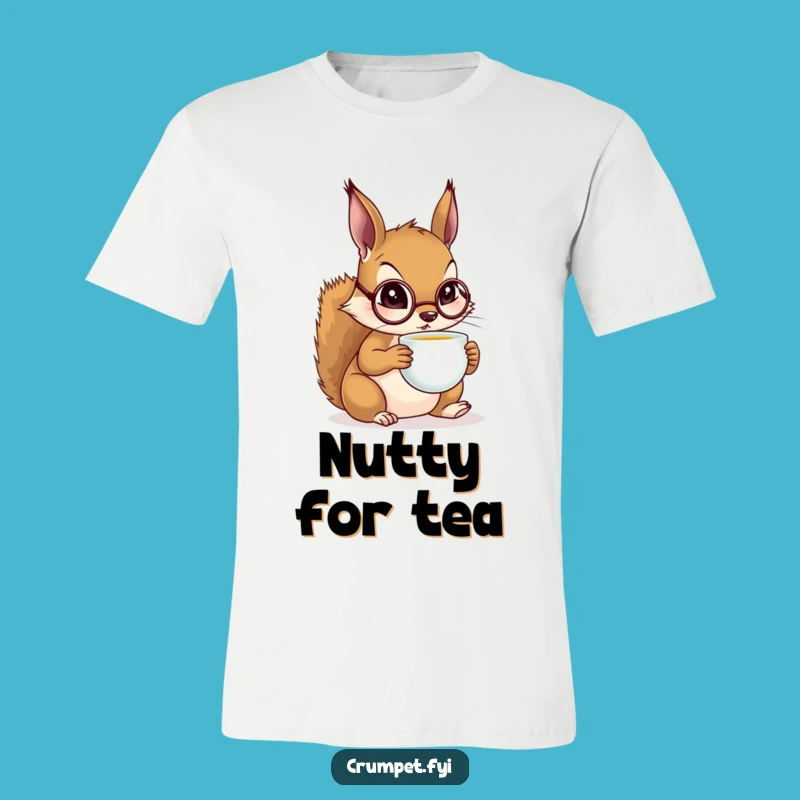Funny Squirrel Monocle T-Shirt: Sophisticated Tea Sipping Design, Ideal Funny Gift