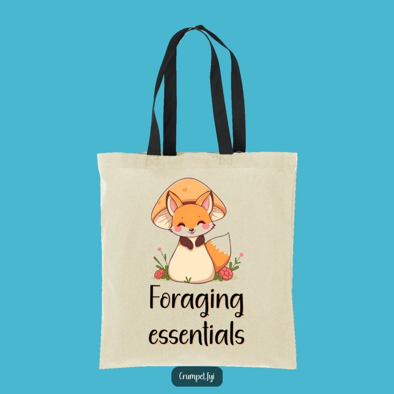 Funny Fox Tote Bag, Charming Woodland Accessory for Everyday Adventures