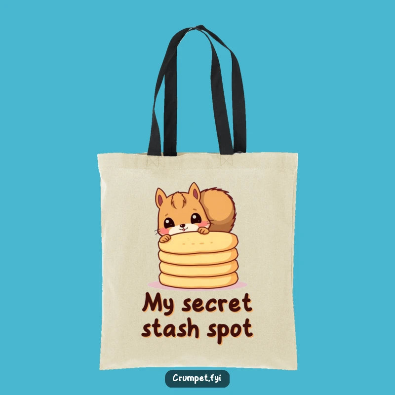 Funny Squirrel Crumpet Tote Bag: Carry Snacks and Smiles, Perfect Gift